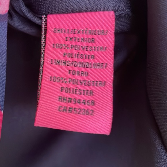 Betsey Johnson Halter Neck Navy Blue Floral Dress Size 8 - Picture 7 of 7